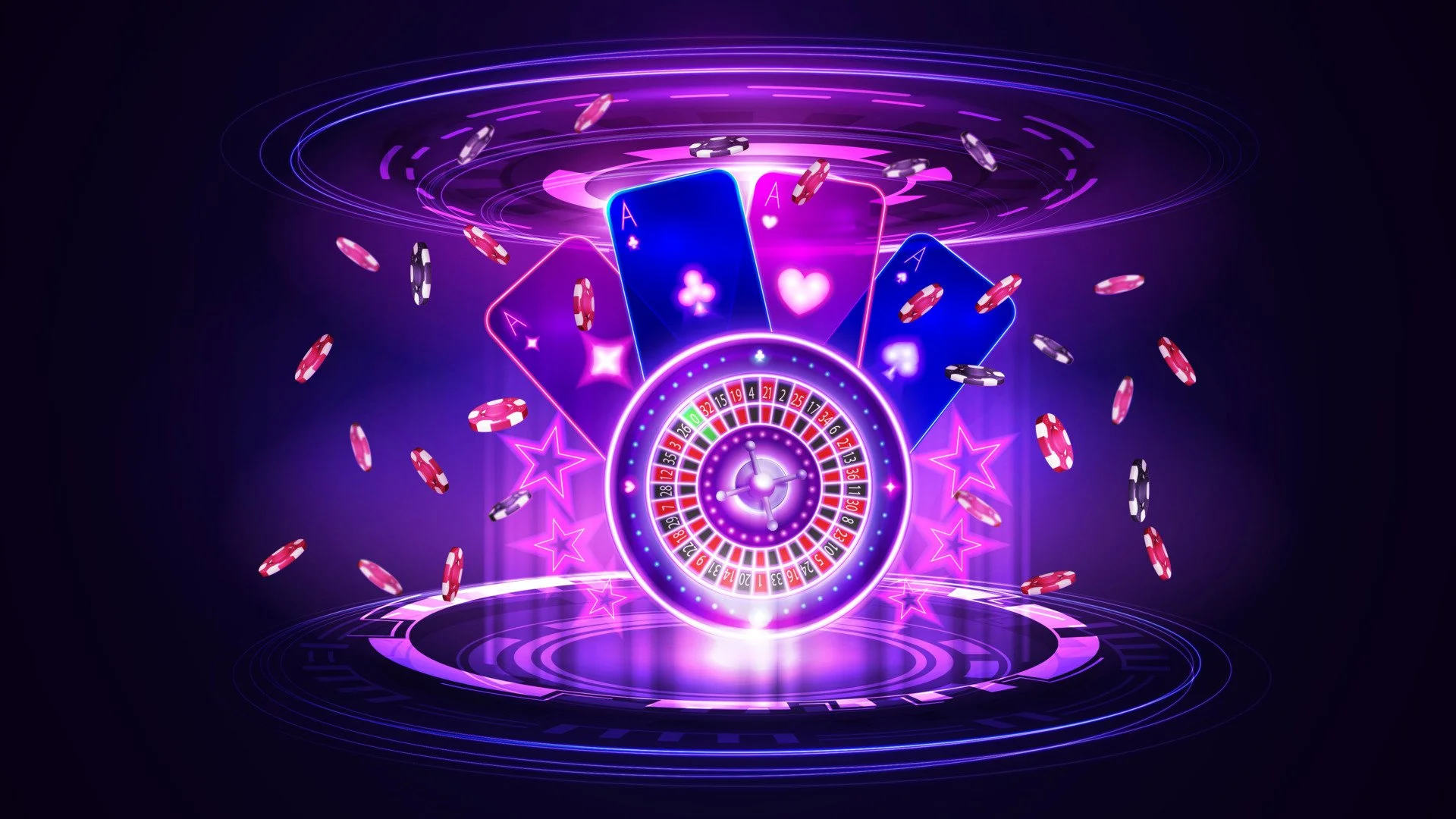 Ilustração de seleção de casinos