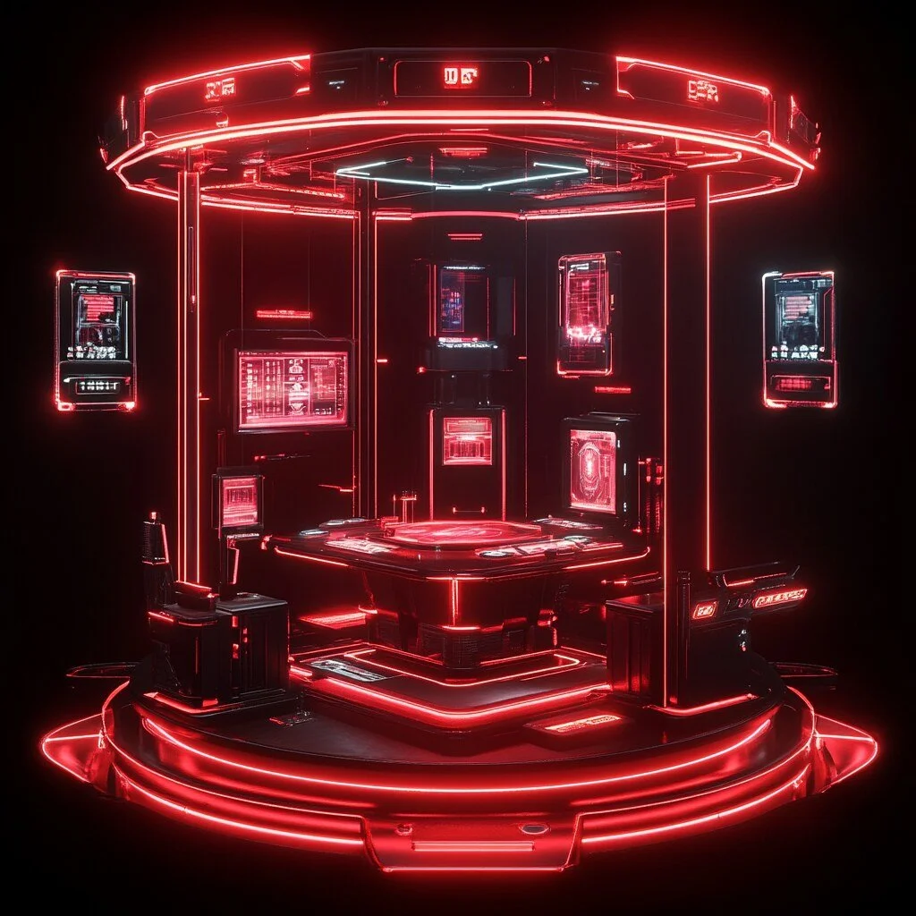 Ilustração de slot machines
